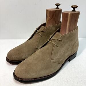 NWOT J. Crew Tan Suede Bennett Chukka Boot Goodyear Welted Leather Sole 9 D